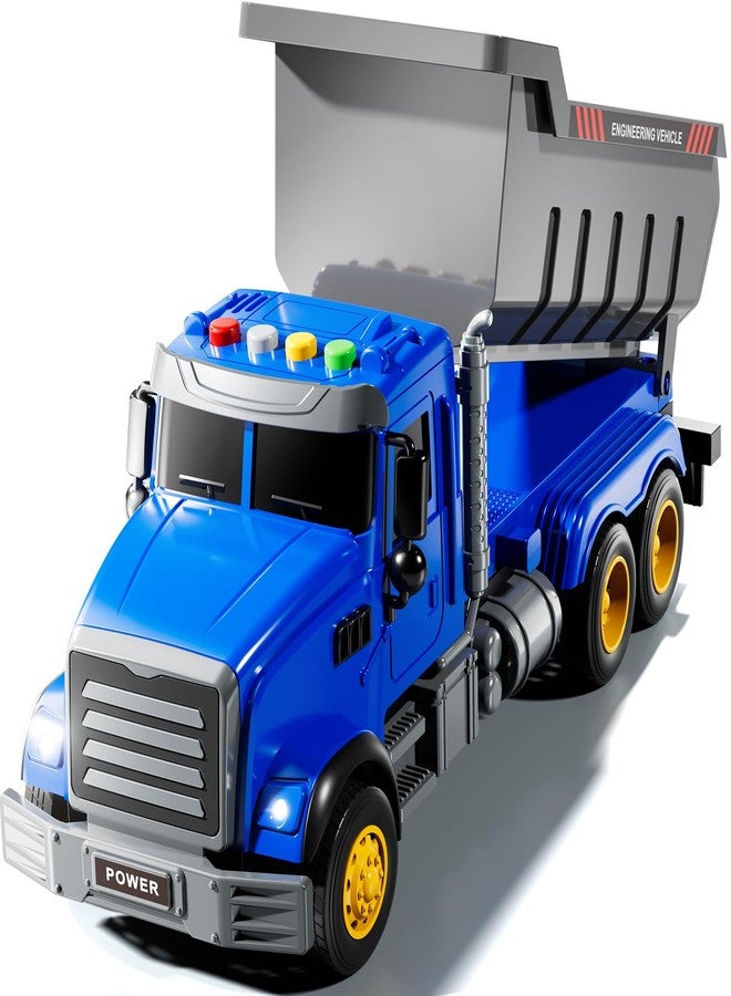 JUKUDAHU Toddler Trucks Toys for Boys 3-5 Years Old, Dump Truck with Lights and Sound, Kids Construction Playset, Garbage Car Toys Vehicle Playset for Kids Aged 3 4 5 6 7 8 - Image 1